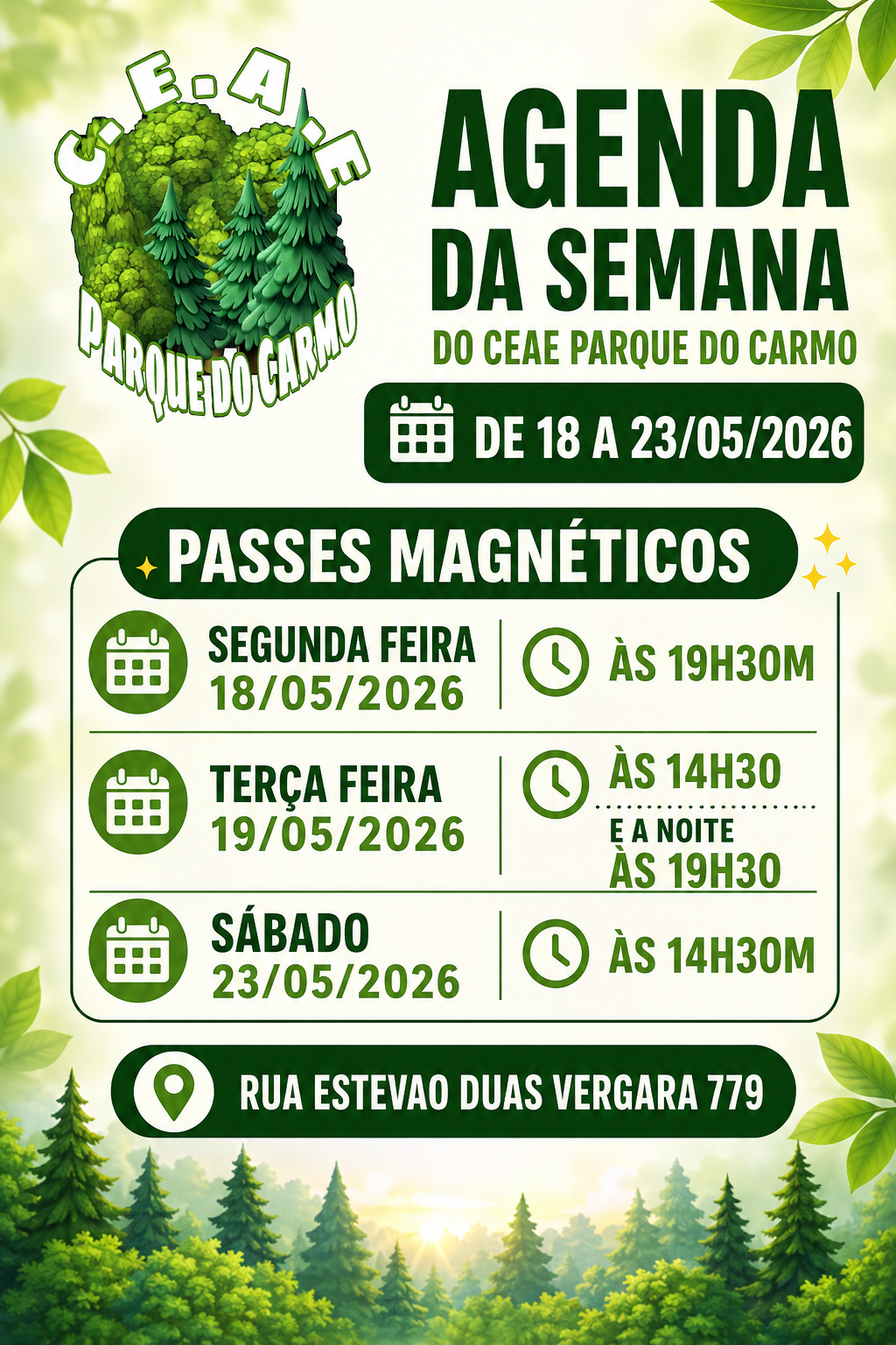 Agenda semanal
