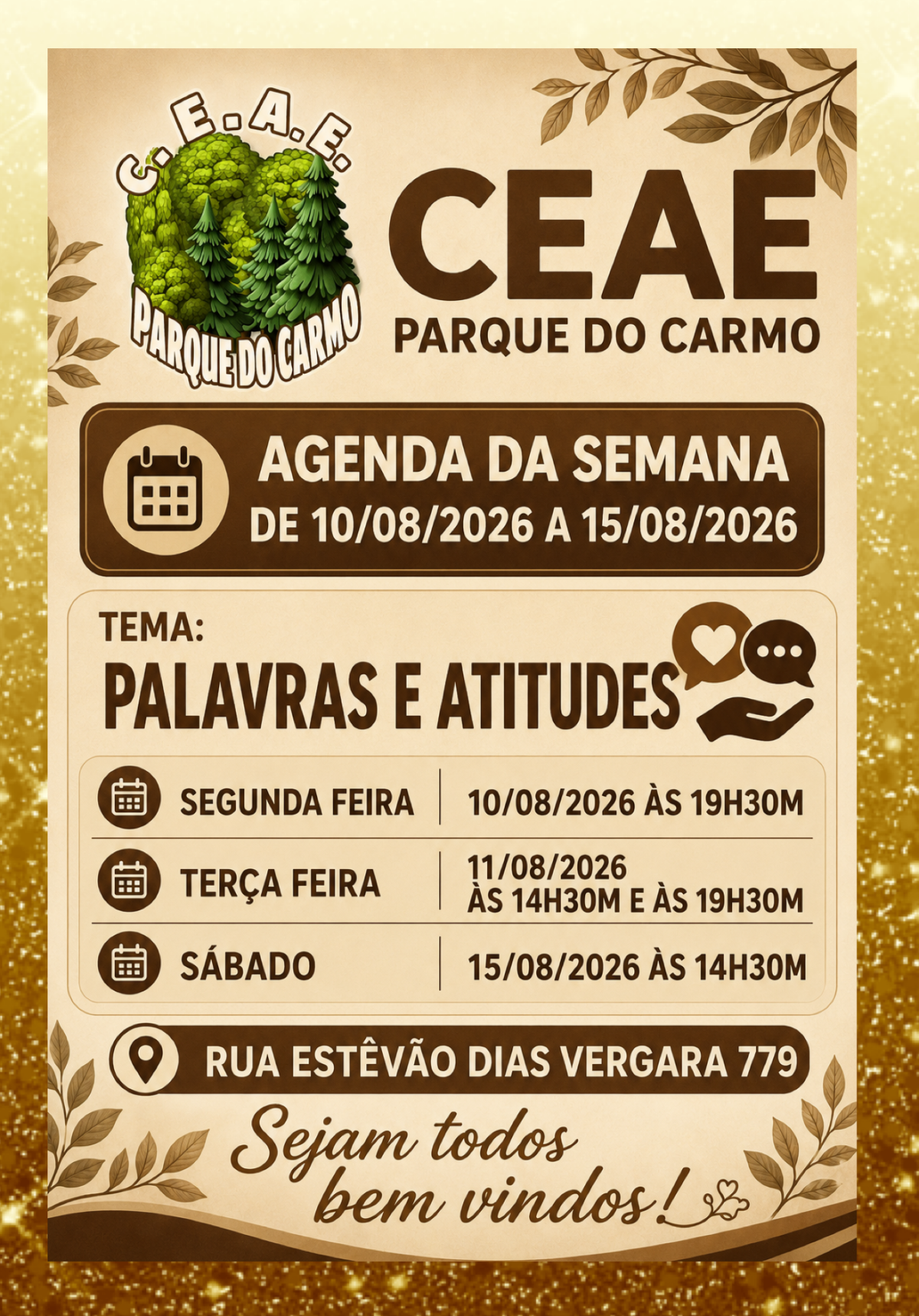 PALAVRAS E ATITUDES