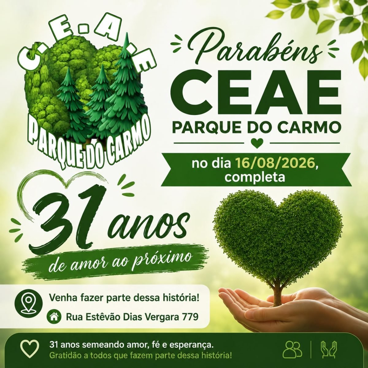 Aniversário do CEAE Parque do Carmo
